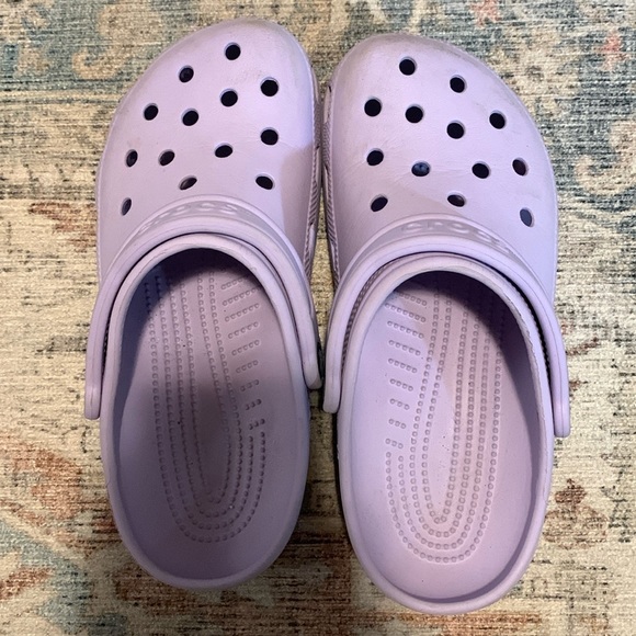 These are lights purple CROCS that are fairly new - Picture 1 of 2